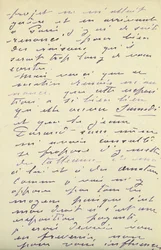 Brief von Claude Monet an Berthe Morisot, 1888